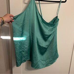 Torrid Mint Green one shoulder Camisole Top